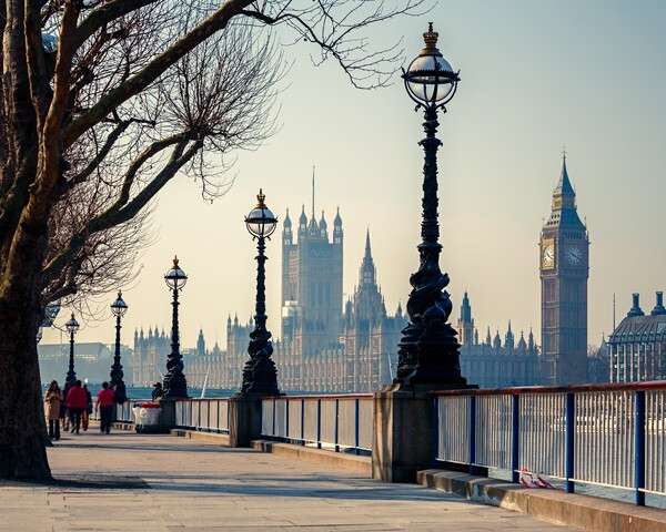 Big Ben and Houses of parliament in London, UK